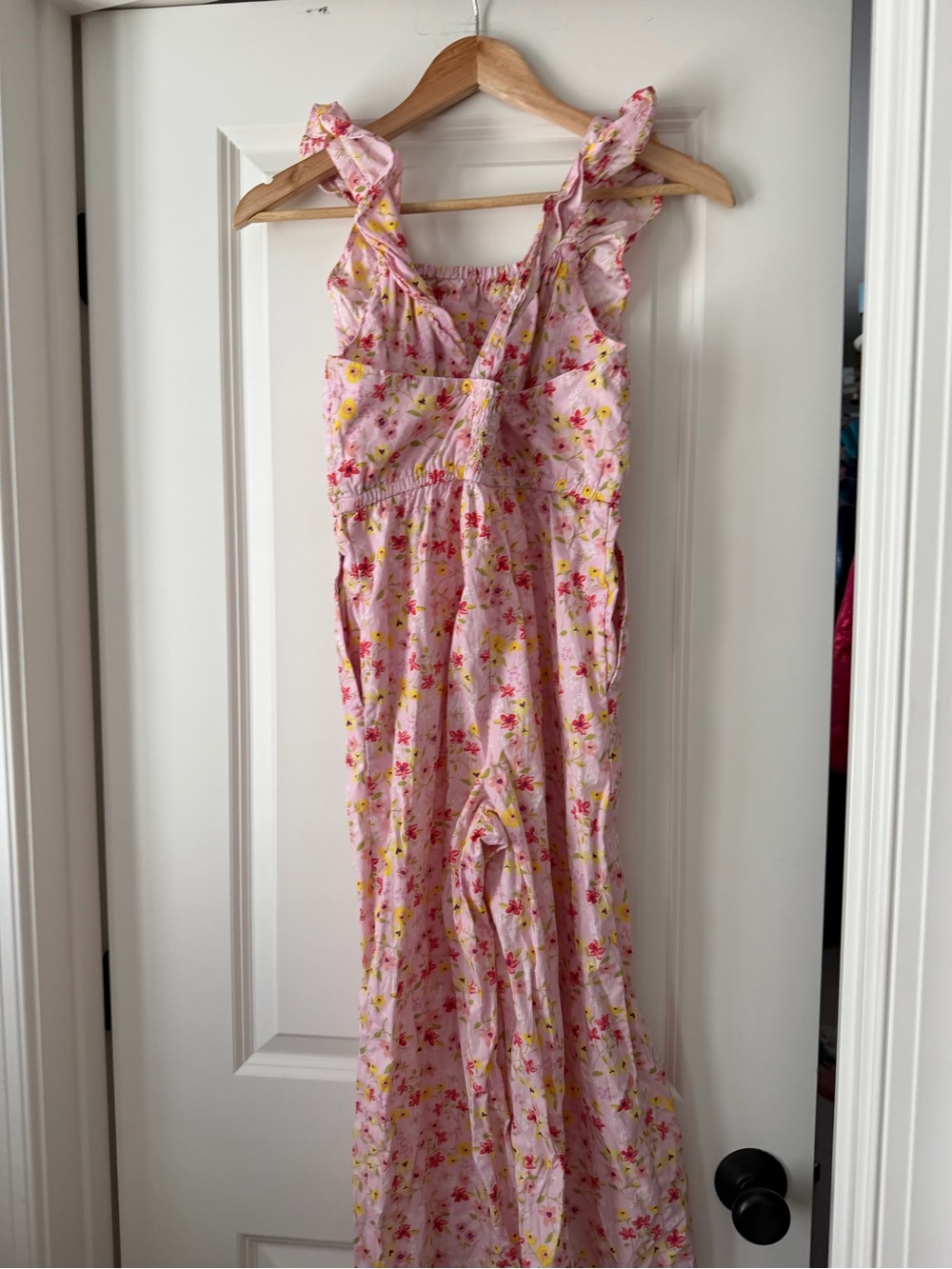 Tea Collection Floral Ruffle Jumpsuit - Picture 2 of 3